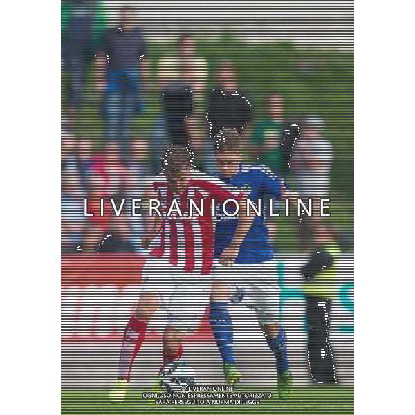 Muniesa (Stoke City) // during a Friendly Match between FC Schalke 04 and Stoke City at the Kufstein Arena, Kufstein, Austria on 2014/07/29. EXPA Pictures © 2014, PhotoCredit: EXPA/ Johann Groder AG ALDO LIVERANI SAS ONLY ITALY