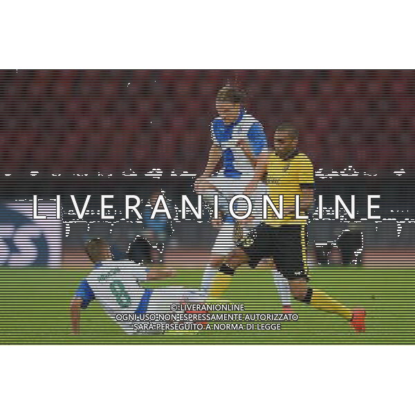 Michael Lang / Ronny Rodelin - 30.07.2014 - Grasshopper Zurich / Lille - 3emeTour Preliminaire Champions League Photo : Maria Schmid / Icon Sport /Agenzia Aldo Liverani sas - ITALY ONLY - Grasshopper Zurigo Vs Lilla - 3o Turno Preliminare di Champions League 30 luglio 2014