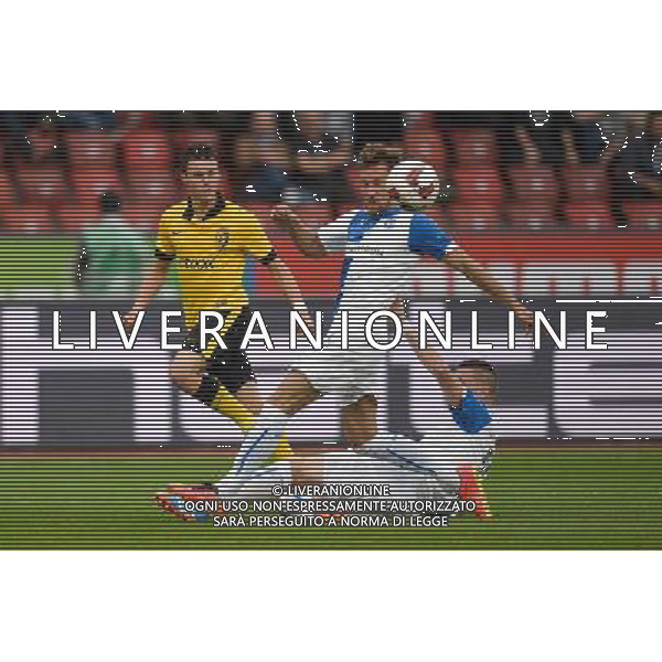 Sebastien Corchia / Alexander Merkel - 30.07.2014 - Grasshopper Zurich / Lille - 3emeTour Preliminaire Champions League Photo : Maria Schmid / Icon Sport /Agenzia Aldo Liverani sas - ITALY ONLY - Grasshopper Zurigo Vs Lilla - 3o Turno Preliminare di Champions League 30 luglio 2014