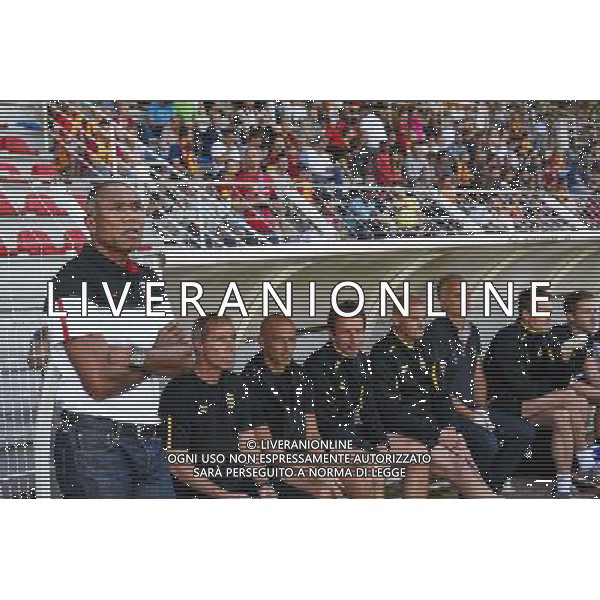 Antoine KOMBOUARE / Yves BERTUCCI - 30.07.2014 - Lens / Charleroi - Match Amical Photo : Fred Porcu / Icon Sport /Agenzia Aldo Liverani sas - ITALY ONLY - Lens Vs Charleroi Partita Amichevole 30 luglio 2014