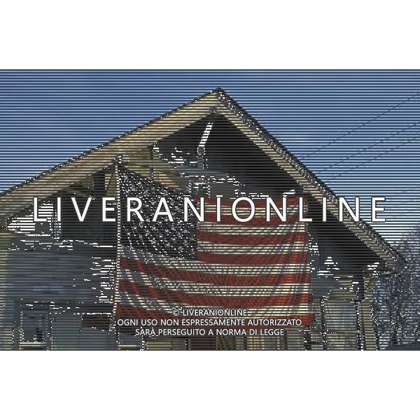NELLA FOTO LA BANDIERA AMERICANA IFC-AGENZIA ALDO LIVERANI