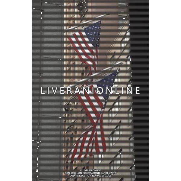 NELLA FOTO LA BANDIERA AMERICANA IFC-AGENZIA ALDO LIVERANI