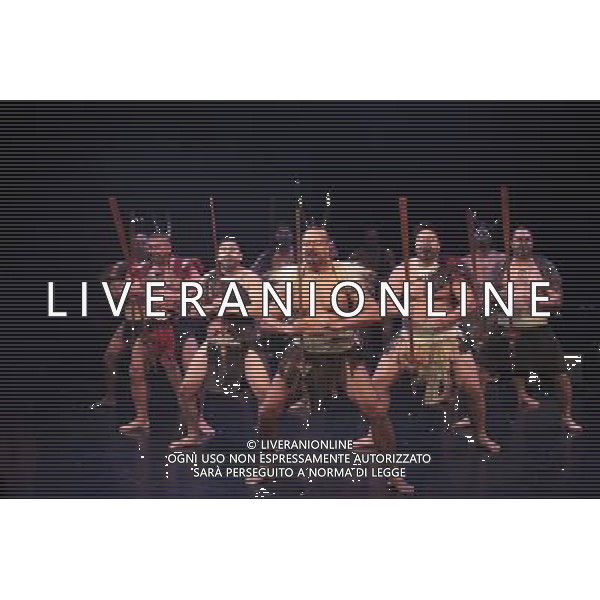 Haka performed at the Assembly Press Launch, Edinburgh Festival Fringe 2014. New Zealand Season - Te Matatini Kapa Haka ©PHOTOSHOT/Agenzia Aldo Liverani sas - ITALY ONLY - EDITORIAL USE ONLY ©photoshot/Agenzia Aldo Liverani sas - ITALY ONLY - EDITORIAL USE ONLY