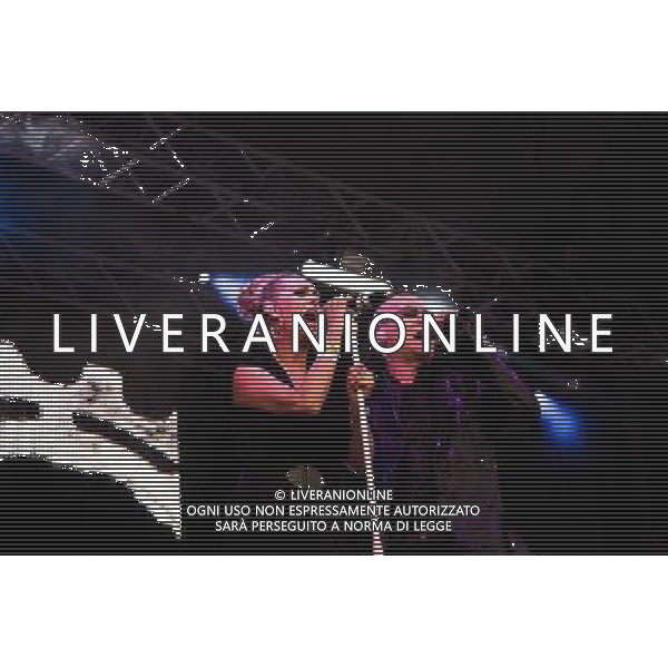 The Human League performs on stage at Guilfest at Stoke Park on July 20, 2014 in Guildford, United Kingdom. ©photoshot/Agenzia Aldo Liverani sas - ITALY ONLY - EDITORIAL USE ONLY