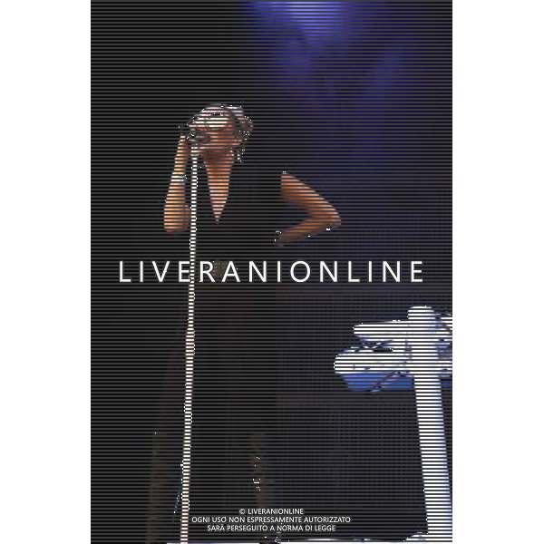 The Human League performs on stage at Guilfest at Stoke Park on July 20, 2014 in Guildford, United Kingdom. ©photoshot/Agenzia Aldo Liverani sas - ITALY ONLY - EDITORIAL USE ONLY