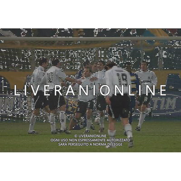 Parma - Besiktas Coppa Uefa 16/12/2004 nella foto esultanza okan buruk ph marco luzzani/agenzia aldo liverani