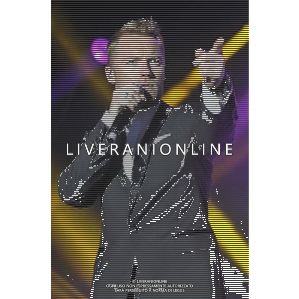 Ronan Keating of Boyzone (Ronan Keating, Keith Duffy, Shane Lynch \' Mikey Graham) Performs Live On Stage During Epsom Live Music Nights At Epsom Downs Racecourse, Epsom, Surrey on Thursday 31 July 2014. ag aldo liverani sas only italy