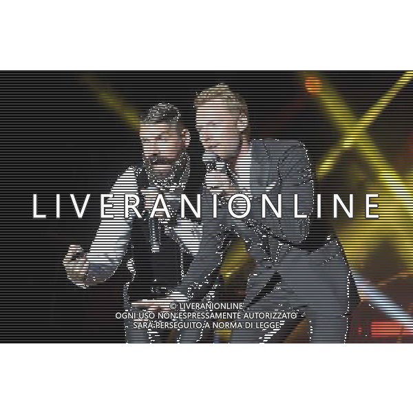 Shane Lynch \' Ronan Keating of Boyzone (Ronan Keating, Keith Duffy, Shane Lynch \' Mikey Graham) Perform Live On Stage During Epsom Live Music Nights At Epsom Downs Racecourse, Epsom, Surrey on Thursday 31 July 2014. ag aldo liverani sas only italy