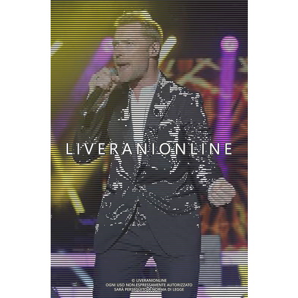 Ronan Keating of Boyzone (Ronan Keating, Keith Duffy, Shane Lynch \' Mikey Graham) Performs Live On Stage During Epsom Live Music Nights At Epsom Downs Racecourse, Epsom, Surrey on Thursday 31 July 2014. ag aldo liverani sas only italy