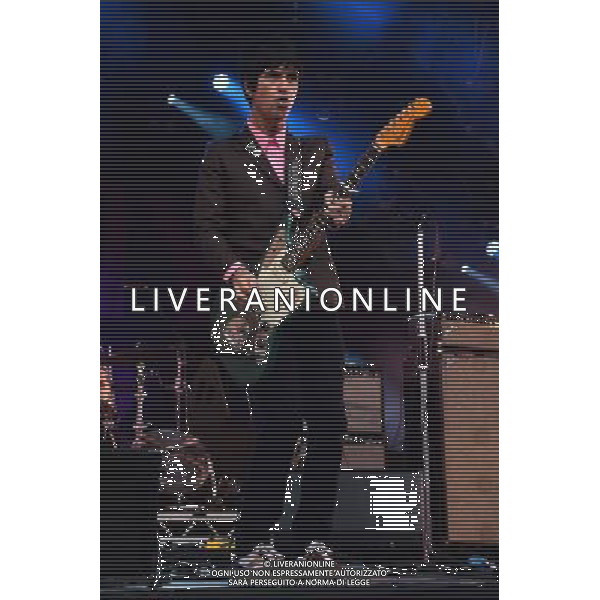Johnny Marr performing on stage at Camp Bestival, at Lulworth Castle in Dorset, England. 1st August 2014, AG ALDO LIVERANI SAS ONLY ITALY