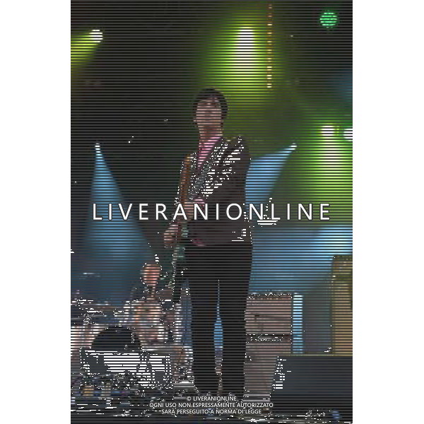 Johnny Marr performing on stage at Camp Bestival, at Lulworth Castle in Dorset, England. 1st August 2014, AG ALDO LIVERANI SAS ONLY ITALY