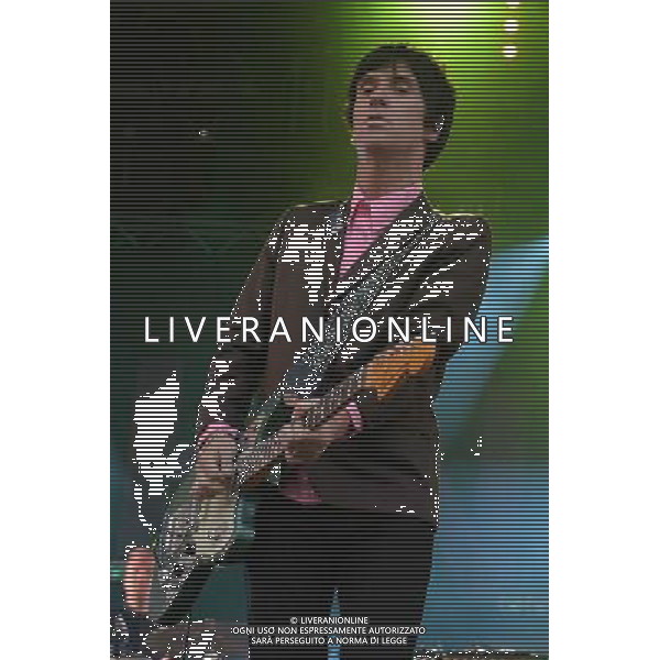 Johnny Marr performing on stage at Camp Bestival, at Lulworth Castle in Dorset, England. 1st August 2014, AG ALDO LIVERANI SAS ONLY ITALY