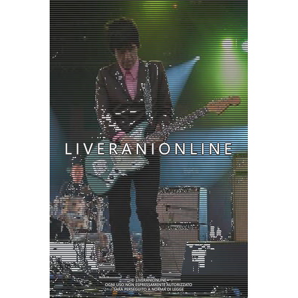 Johnny Marr performing on stage at Camp Bestival, at Lulworth Castle in Dorset, England. 1st August 2014, AG ALDO LIVERANI SAS ONLY ITALY