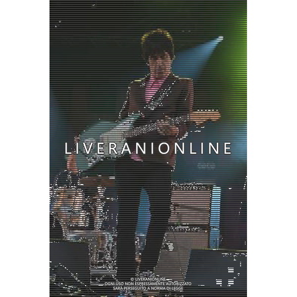 Johnny Marr performing on stage at Camp Bestival, at Lulworth Castle in Dorset, England. 1st August 2014, AG ALDO LIVERANI SAS ONLY ITALY