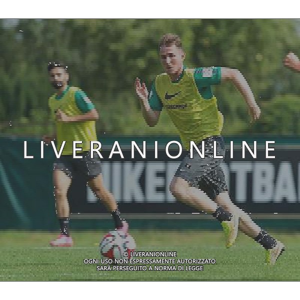 31.07.2014, Trainingsgel‰nde am Weserstadion, Bremen, GER, 1. FBL, SV Werder Bremen Training, im Bild Izet Hajrovic (SV Werder Bremen #14) beim Sprint zum Ball // during the training session on the training ground of the German Bundesliga Club SV Werder Bremen at the Weserstadion, Bremen, Germany on 2014/07/31. EXPA Pictures © 2014, PhotoCredit: EXPA/ Andreas Gumz *****ATTENTION - OUT of GER***** ©PHOTOSHOT/Agenzia Aldo Liverani sas - ITALY ONLY - EDITORIAL USE ONLY - Sessione di allenamento della squadra del SV Werder Brema della Bundesliga al Weserstadion, Brema, in Germania 31 luglio 2014