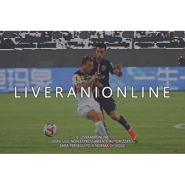 Maxime BACA / Javier PASTORE - 02.08.2014 - Paris Saint Germain / Guingamp - Trophee des Champions - Pekin Photo : Landy Wang / Icon Sport AG ALDO LIVERANI SAS ONLY ITALY