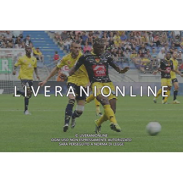 Florin BERENGUER / Bruce ABDOULAYE - 02.08.2014 - Sochaux / Orleans - 1er journee de Ligue 2 - Photo : Steeve Constanty / Icon Sport AG ALDO LIVERANI SAS ONLY ITALY