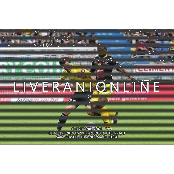 Julien FAUSSURIER / Luigi GLOMBARD - 02.08.2014 - Sochaux / Orleans - 1er journee de Ligue 2 - Photo : Steeve Constanty / Icon Sport AG ALDO LIVERANI SAS ONLY ITALY