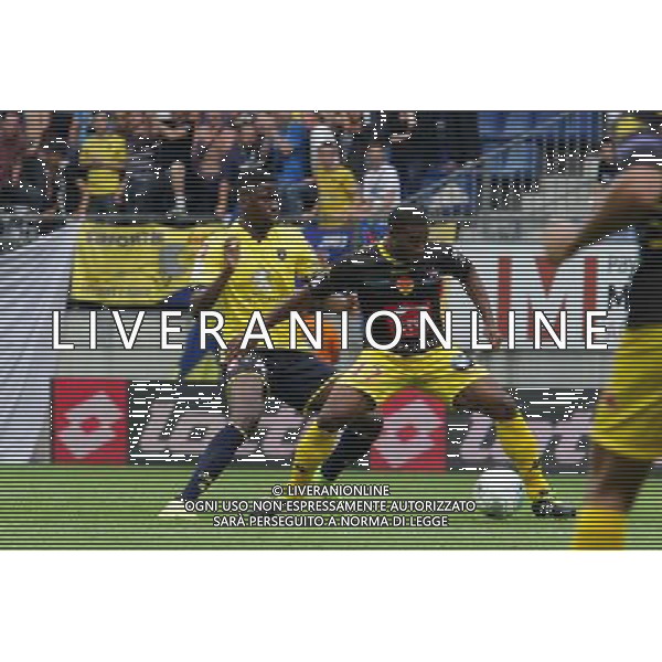 Lionel ZOUMA / Luigi GLOMBARD - 02.08.2014 - Sochaux / Orleans - 1er journee de Ligue 2 - Photo : Steeve Constanty / Icon Sport AG ALDO LIVERANI SAS ONLY ITALY