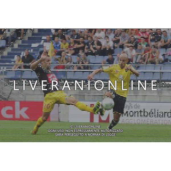 Matthieu LIGOULE / Thomas GUERBERT - 02.08.2014 - Sochaux / Orleans - 1er journee de Ligue 2 - Photo : Steeve Constanty / Icon Sport AG ALDO LIVERANI SAS ONLY ITALY