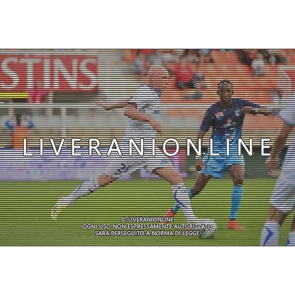Sebastien PUYGRENIER - 01.08.2014 - Auxerre / Le Havre - 1e journee Ligue 2 Photo : Dave Winter / Icon Sport AG ALDO LIVERANI SAS ONLY ITALY