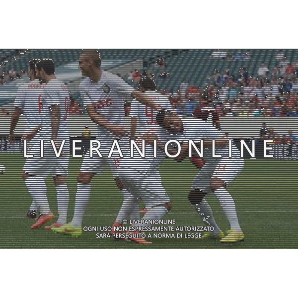 Guinnes International Champions Cup 2014 Philadelphia - 02.09.2014 Roma-Inter Nella Foto:nagatomo esulta stile sumo con guarin /Ph.Vitez-Ag. Aldo Liverani