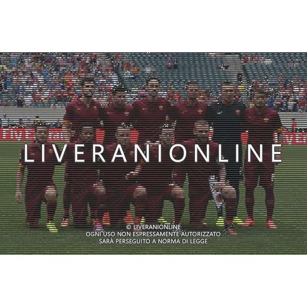 Guinnes International Champions Cup 2014 Philadelphia - 02.09.2014 Roma-Inter Nella Foto:Roma Squadra Formazione Skorupski,Nainggolan,Castan,Iturbe,Ljajic,De Rossi,Destro,Astori,Florenzi,Emanuelson /Ph.Vitez-Ag. Aldo Liverani