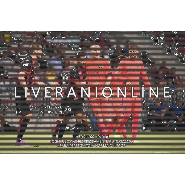 Jordan AMAVI / Jeremy MATHIEU / Gerard PIQUE - 02.08.2014 - Nice / Barcelone - Match Amical Photo : Fred Porcu / Icon Sport AG ALDO LIVERANI SAS ONLY ITALY