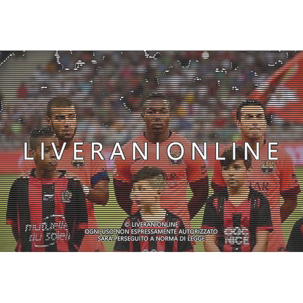 Rafinha / Adama TRAORE / Pedro RODRIGUEZ - 02.08.2014 - Nice / Barcelone - Match Amical Photo : Fred Porcu / Icon Sport AG ALDO LIVERANI SAS ONLY ITALY