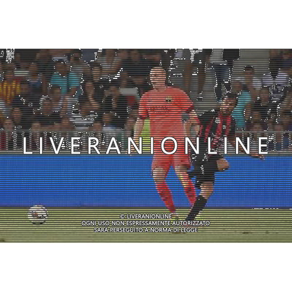 Dario CVITANICH / Jeremy MATHIEU - 02.08.2014 - Nice / Barcelone - Match Amical Photo : Fred Porcu / Icon Sport AG ALDO LIVERANI SAS ONLY ITALY