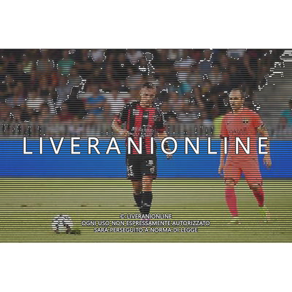 Eric BAUTHEAC / Andres INIESTA - 02.08.2014 - Nice / Barcelone - Match Amical Photo : Fred Porcu / Icon Sport AG ALDO LIVERANI SAS ONLY ITALY