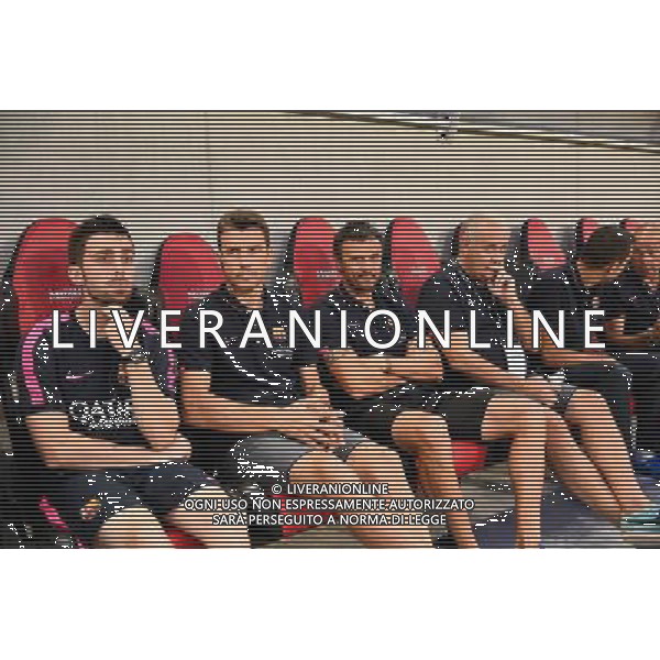 Juan Carlos UNZUE / Luis ENRIQUE - 02.08.2014 - Nice / Barcelone - Match Amical Photo : Fred Porcu / Icon Sport AG ALDO LIVERANI SAS ONLY ITALY