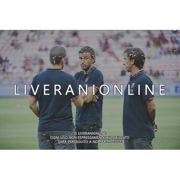 Luis ENRIQUE / Joan BARBARA - 02.08.2014 - Nice / Barcelone - Match Amical Photo : Fred Porcu / Icon Sport AG ALDO LIVERANI SAS ONLY ITALY