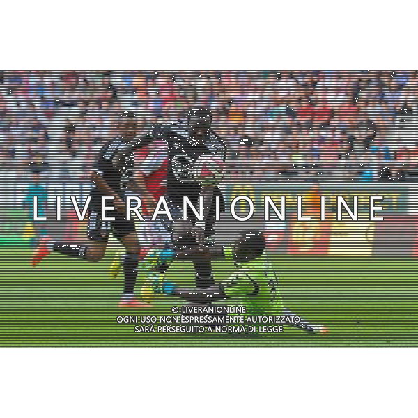 VINCENT ABOUBAKAR / Johny PLACIDE - 02.08.2014 - Reims / Lorient - Match Amical Photo : Aurelien Meunier / Icon Sport AG ALDO LIVERANI SAS ONLY ITALY