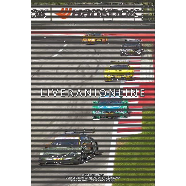 Robert Wickens, (CAN,1. Platz Qualifying, FREE MANíS WORLD Mercedes AMG C-Coupe), Augusto Farfus, (BRA, 2. Platz, Rennen, Castrol EDGE BMW M4 DTM), Timo Glock, (GER, 3. Platz, Rennen, Deutsche Post BMW M4 DTM), Pascal Wehrlein, (GER, gooix Mercedes AMG C-Coupe), Jamie Green, (GBR, Hoffmann Group Audi RS 5 DTM) // during the DTM Championships 2014 at the Red Bull Ring in Spielberg, Austria, 2014/08/03, EXPA Pictures © 2014, PhotoCredit: EXPA/ M.Kuhnke ©photoshot/Agenzia Aldo Liverani sas - ITALY ONLY - EDITORIAL USE ONLY