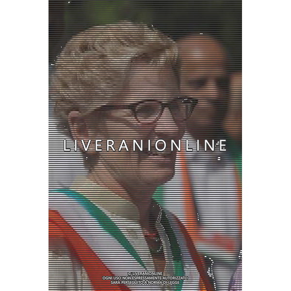 Toronto, Ontario, Canada. August 2, 2014 --- The Premier of Ontario KATHLEEN WYNNE attends the Panorama India Day celebrating the 68th anniversary of the independence of India. The celebrations took place in Toronto, Ontario, Canada. --- ©photoshot/Agenzia Aldo Liverani sas - ITALY ONLY - EDITORIAL USE ONLY - Il premier dell\'Ontario Kathleen Wynne durante i festeggiamenti del Panorama India Day che celebra il 68mo anniversario dell\'indipendenza dell\'India a Toronto, Canada 2 agosto 2014