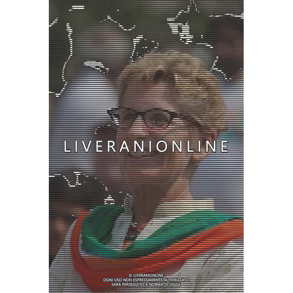 Toronto, Ontario, Canada. August 2, 2014 --- The Premier of Ontario KATHLEEN WYNNE attends the Panorama India Day celebrating the 68th anniversary of the independence of India. The celebrations took place in Toronto, Ontario, Canada. --- ©photoshot/Agenzia Aldo Liverani sas - ITALY ONLY - EDITORIAL USE ONLY - Il premier dell\'Ontario Kathleen Wynne durante i festeggiamenti del Panorama India Day che celebra il 68mo anniversario dell\'indipendenza dell\'India a Toronto, Canada 2 agosto 2014