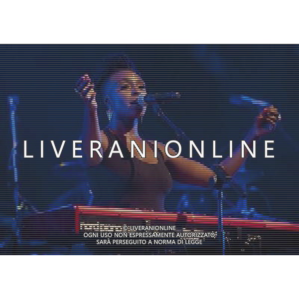 Laura Mvula on stage at Camp Bestival Lulworth Castle \' Park, East Lulworth, Wareham, Dorset 2nd aug 2014 ©photoshot/Agenzia Aldo Liverani sas - ITALY ONLY - EDITORIAL USE ONLY