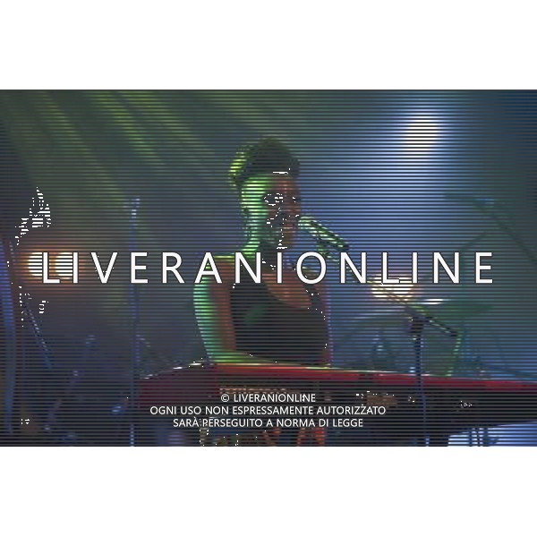 Laura Mvula on stage at Camp Bestival Lulworth Castle \' Park, East Lulworth, Wareham, Dorset 2nd aug 2014 ©photoshot/Agenzia Aldo Liverani sas - ITALY ONLY - EDITORIAL USE ONLY