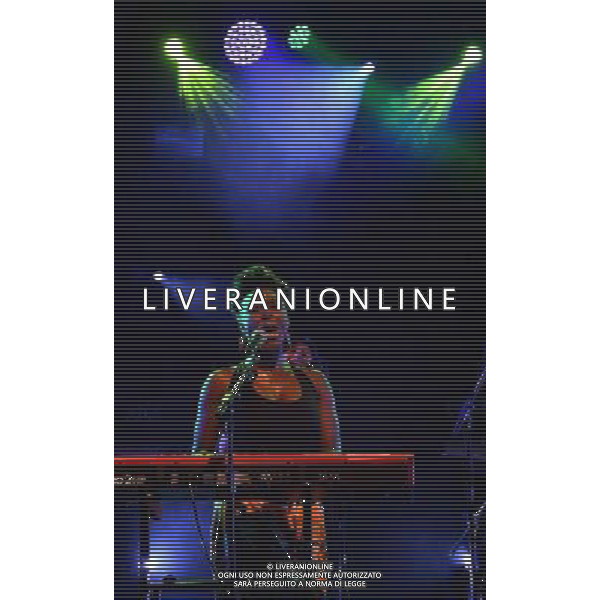 Laura Mvula performing on stage at Camp Bestival, at Lulworth Castle in Dorset, England. 2nd August 2014 ©photoshot/Agenzia Aldo Liverani sas - ITALY ONLY - EDITORIAL USE ONLY