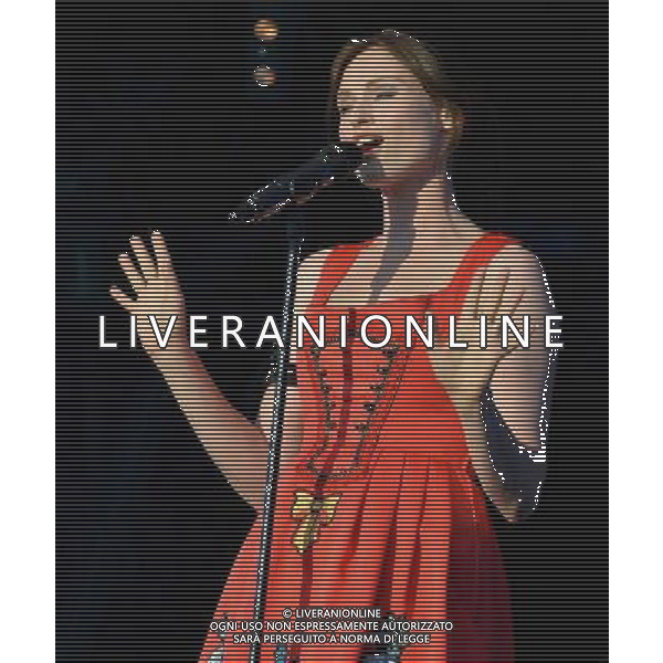 Sophie Ellis Bextor performing on stage at Camp Bestival, at Lulworth Castle in Dorset, England. 2nd August 2014 ©photoshot/Agenzia Aldo Liverani sas - ITALY ONLY - EDITORIAL USE ONLY