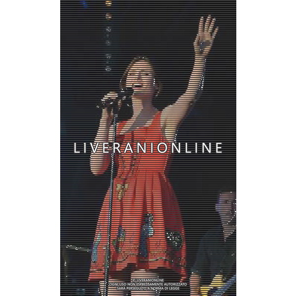 Sophie Ellis Bextor performing on stage at Camp Bestival, at Lulworth Castle in Dorset, England. 2nd August 2014 ©photoshot/Agenzia Aldo Liverani sas - ITALY ONLY - EDITORIAL USE ONLY