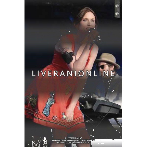 Sophie Ellis Bextor performing on stage at Camp Bestival, at Lulworth Castle in Dorset, England. 2nd August 2014 ©photoshot/Agenzia Aldo Liverani sas - ITALY ONLY - EDITORIAL USE ONLY