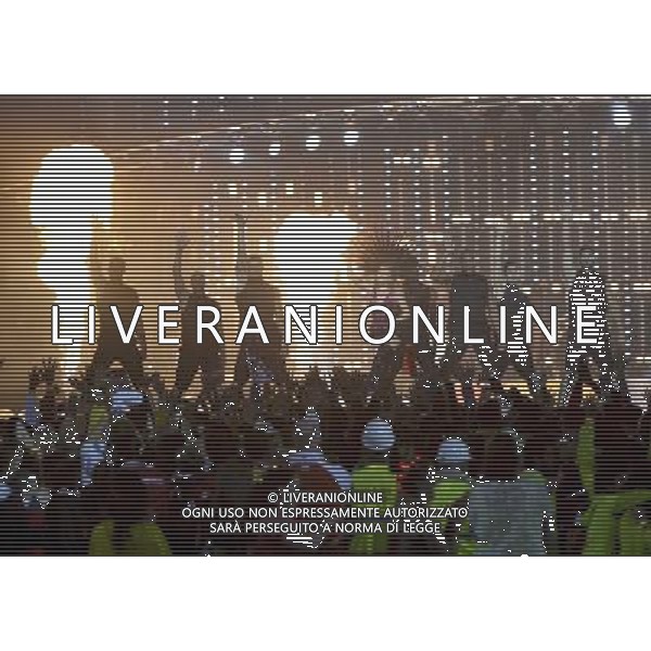 Kylie Minogue performs at the Closing Ceremony at Hampden Park to mark the end of the 20th Commomwealth Games in Glasgow. Closing Ceremony of the 20th Commonwealth Games, Glasgow, 03.08.14 ©PHOTOSHOT/Agenzia Aldo Liverani sas - ITALY ONLY - EDITORIAL USE ONLY