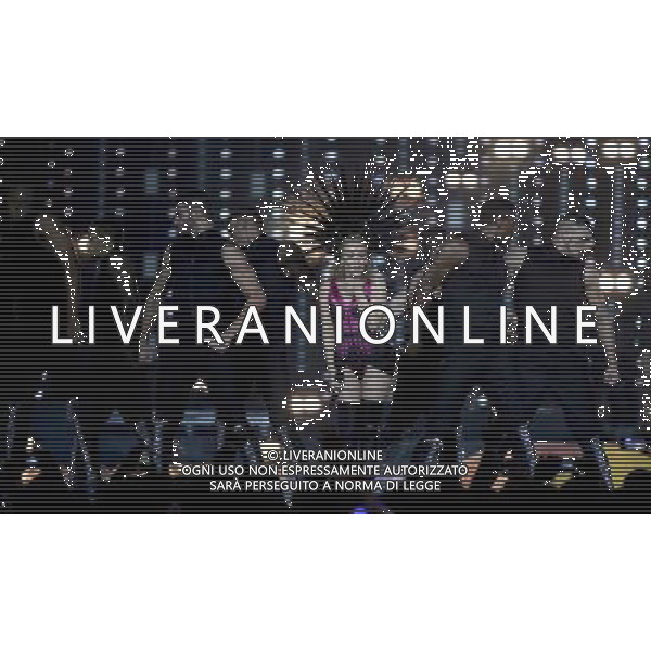 Kylie Minogue performs in the Closing Ceremony at Hampden Park to mark the end of the 20th Commomwealth Games in Glasgow. Closing Ceremony of the 20th Commonwealth Games, Glasgow, 03.08.14 ©PHOTOSHOT/Agenzia Aldo Liverani sas - ITALY ONLY - EDITORIAL USE ONLY