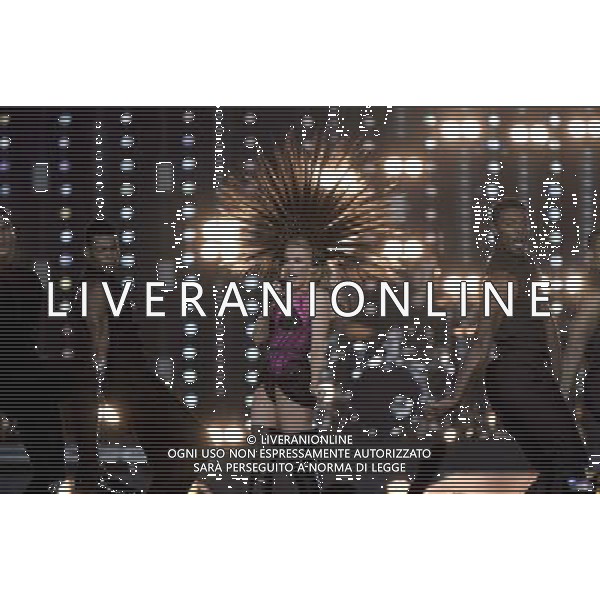 Kylie Minogue performs in the Closing Ceremony at Hampden Park to mark the end of the 20th Commomwealth Games in Glasgow. Closing Ceremony of the 20th Commonwealth Games, Glasgow, 03.08.14 ©PHOTOSHOT/Agenzia Aldo Liverani sas - ITALY ONLY - EDITORIAL USE ONLY