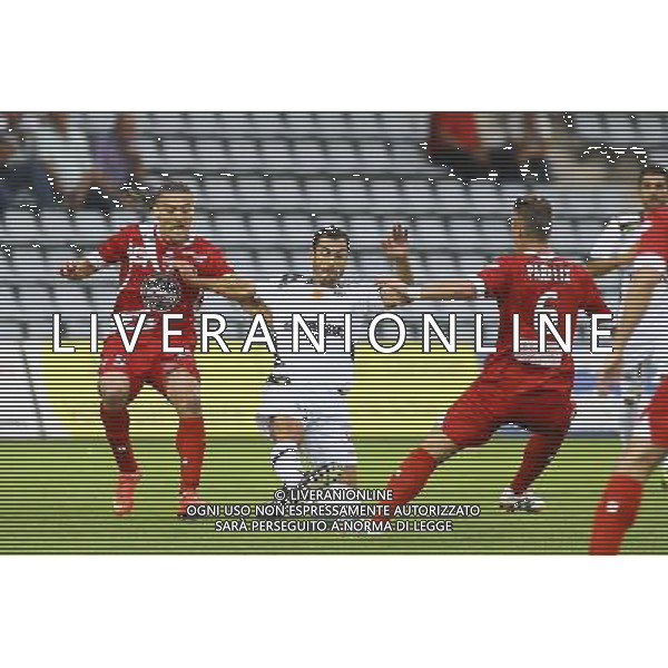 Yohan EUDELINE - 01.08.2014 - Nimes / Angers - 1e journee Ligue 2 Photo : Nicolas Guyonnet / Icon Sport /Agenzia Aldo Liverani sas - ITALY ONLY - EDITORIAL USE ONLY