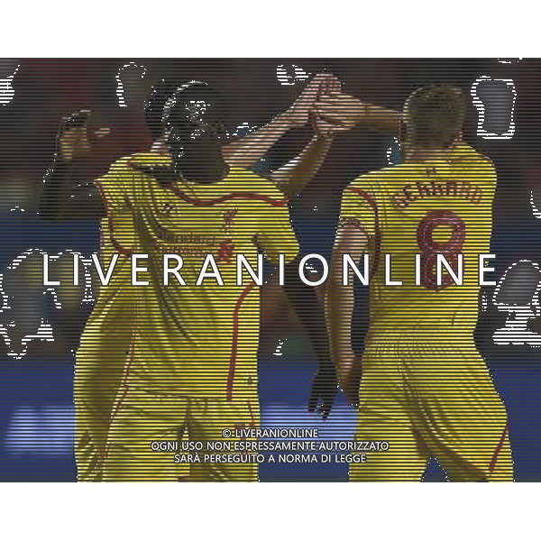 Guinnes International Champions Cup 2014 Finale Miami - 04.08.2014 Manchester United-Liverpool Nella Foto:gerrard esulta /Ph.Vitez-Ag. Aldo Liverani