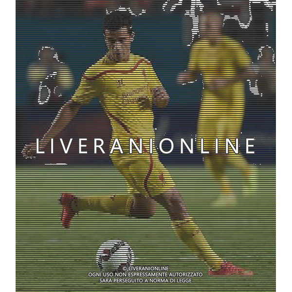 Guinnes International Champions Cup 2014 Finale Miami - 04.08.2014 Manchester United-Liverpool Nella Foto:coutinho /Ph.Vitez-Ag. Aldo Liverani