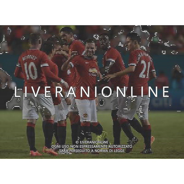 Guinnes International Champions Cup 2014 Finale Miami - 04.08.2014 Manchester United-Liverpool Nella Foto:mata esulta /Ph.Vitez-Ag. Aldo Liverani